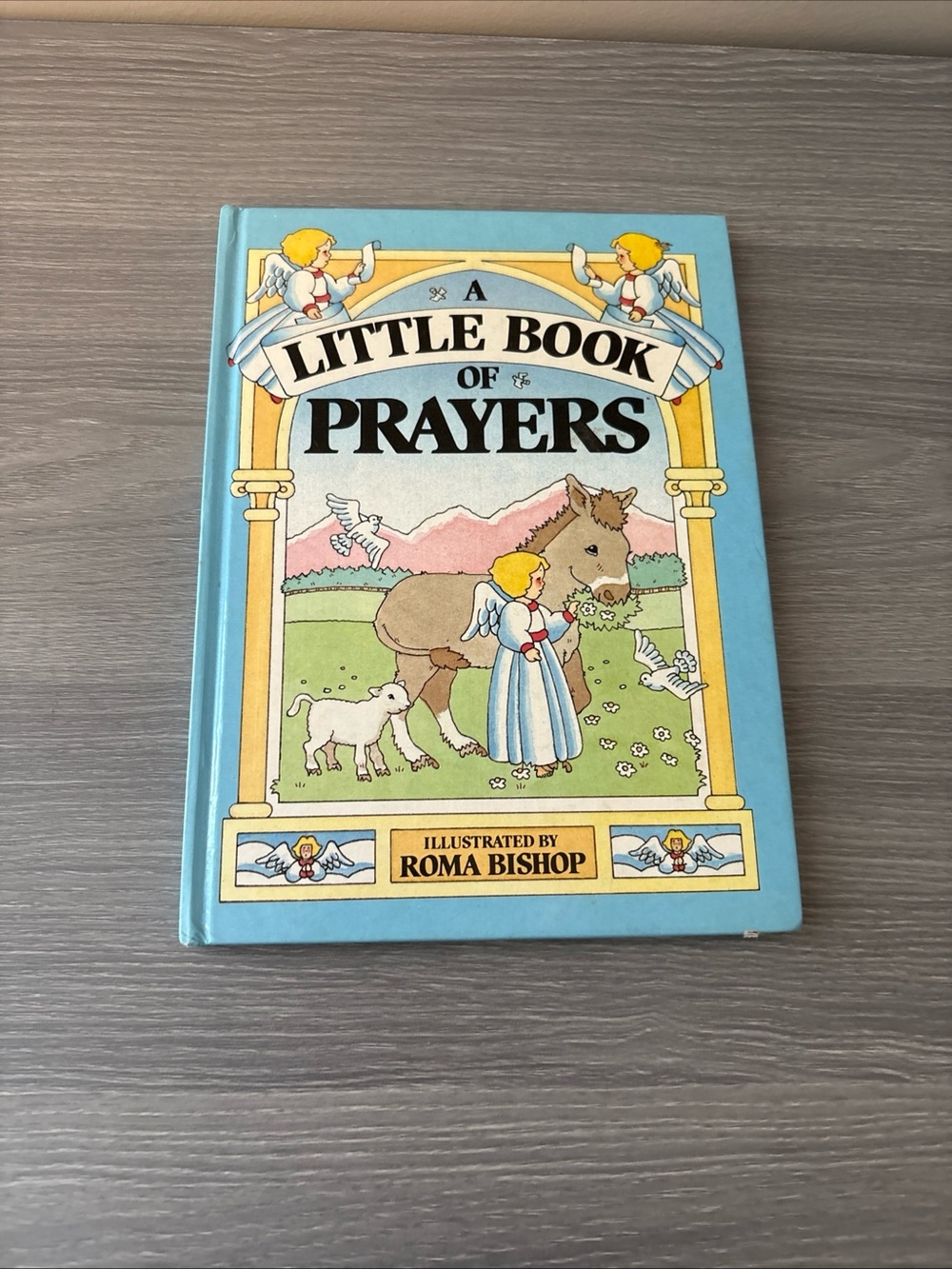 A Little Book of Prayers - Blue - Illustrated by Roma Bishop